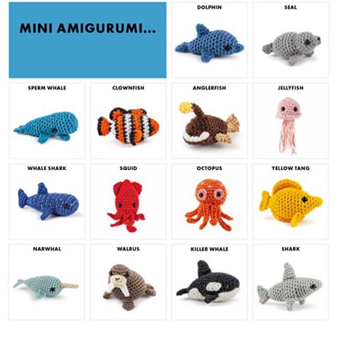 Mini Amigurumi Ocean - A