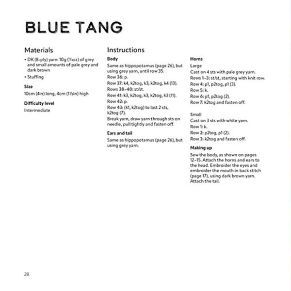 Knit a Mini Ocean - Instructions