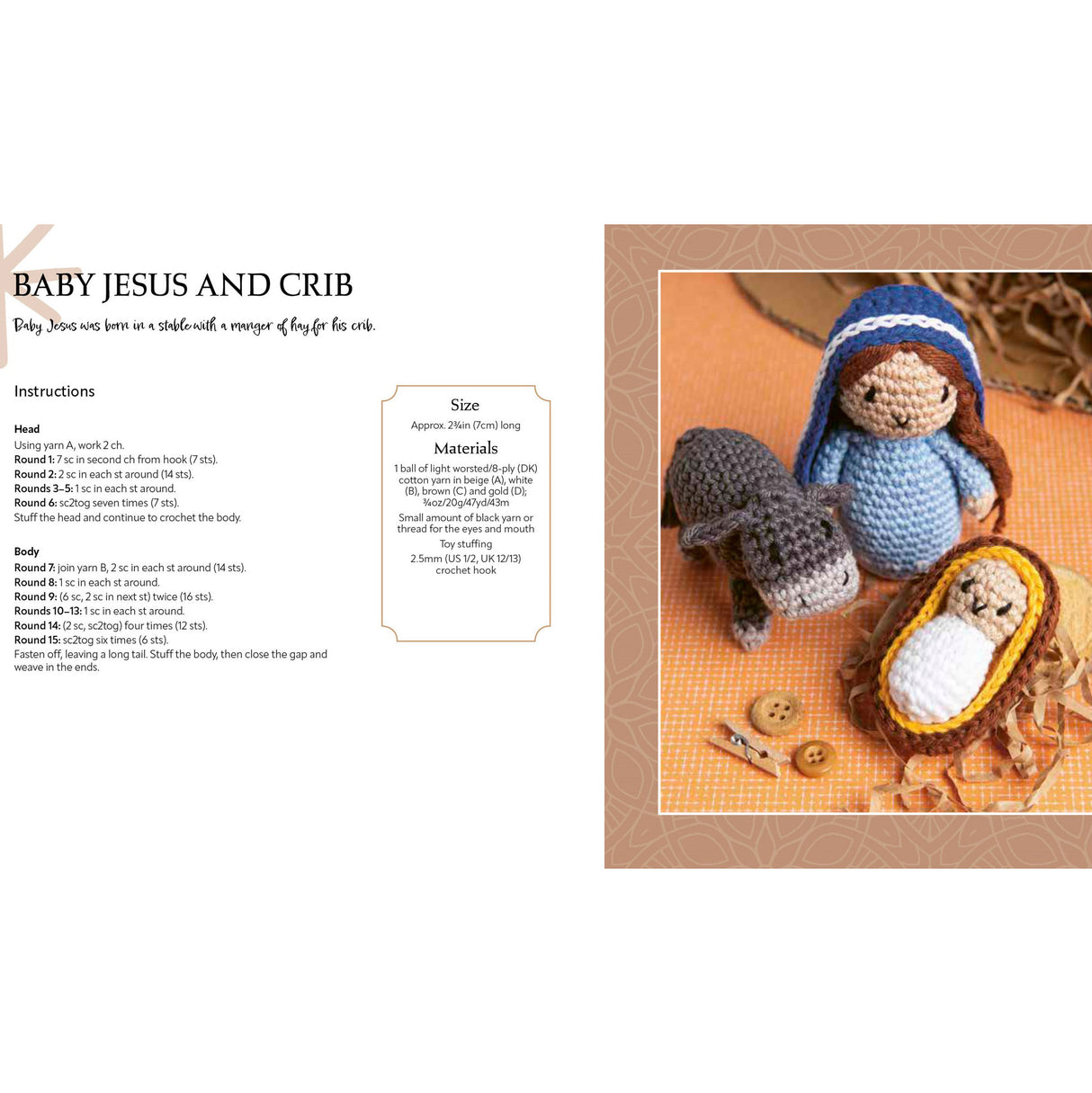 Mini Amigurumi Nativity - The Woolery
