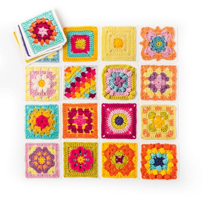The Granny Square Card Deck - a