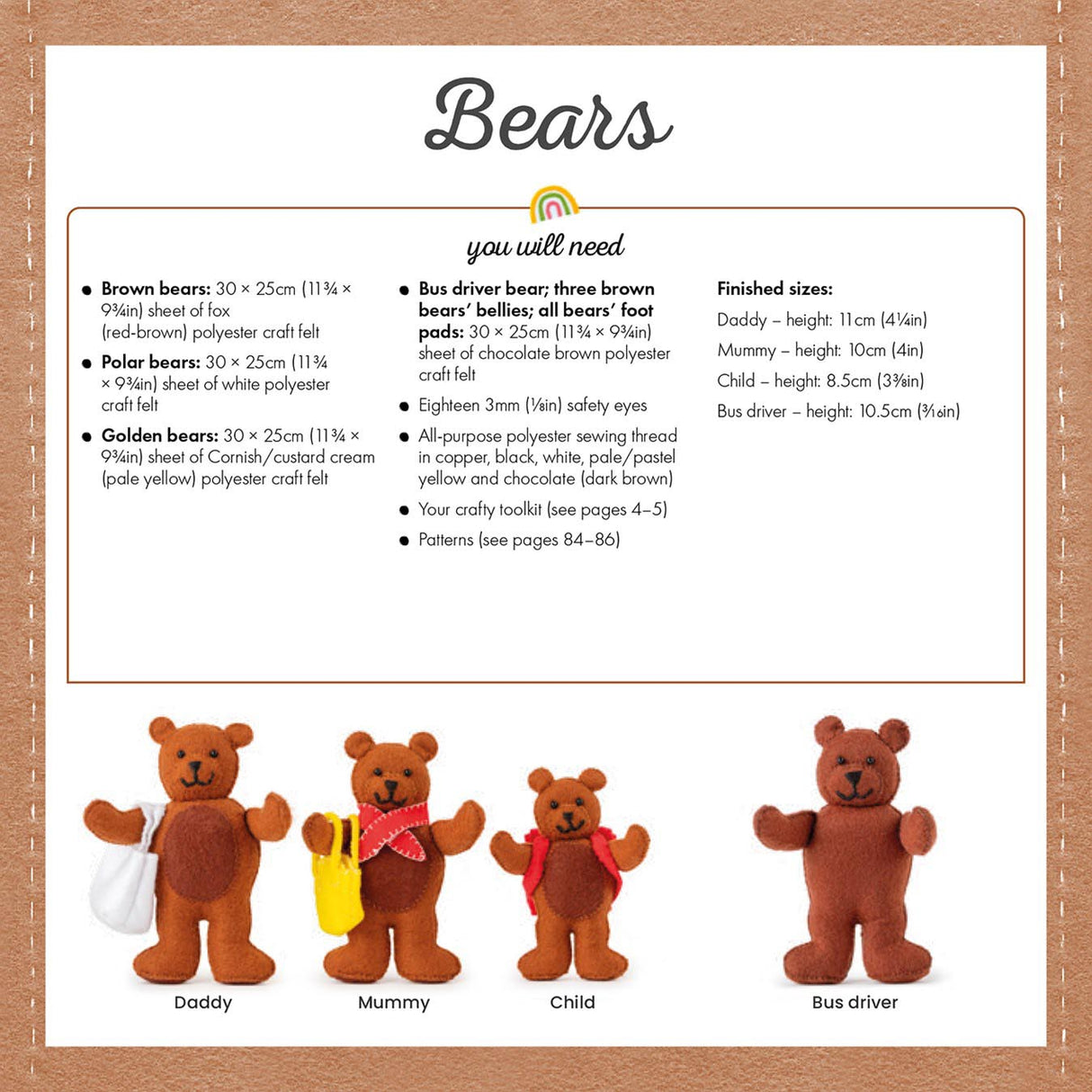 Sew Your Own Nursery Rhyme - Instructions