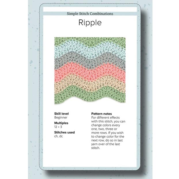 Bella Coco’s Crochet Stitch Card Deck - c