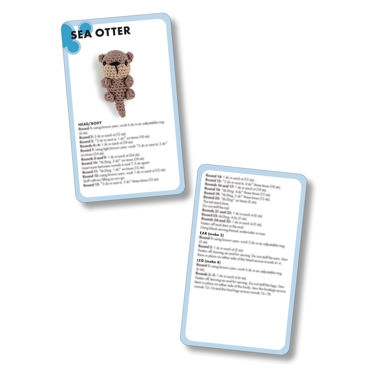 Mini Amigurumi Animals Card Deck - The Woolery