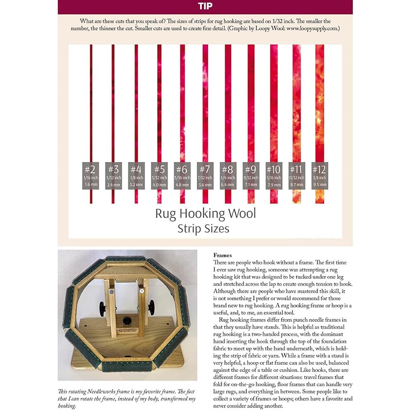 Rug Hooking in Harmony - Tips