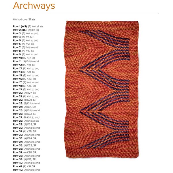 Short-Row Colorwork Knitting - c