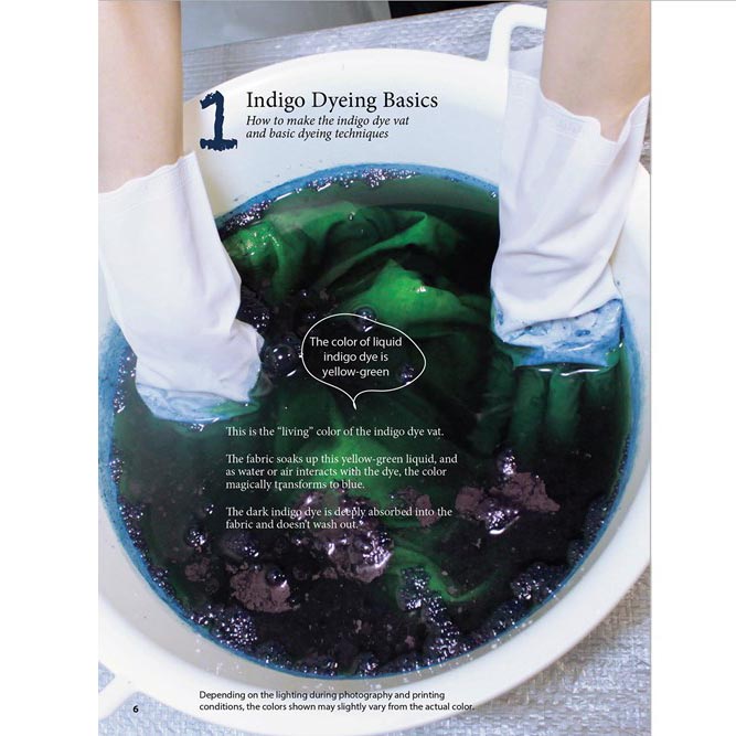 Japan Blue Indigo Dyeing Techniques - b