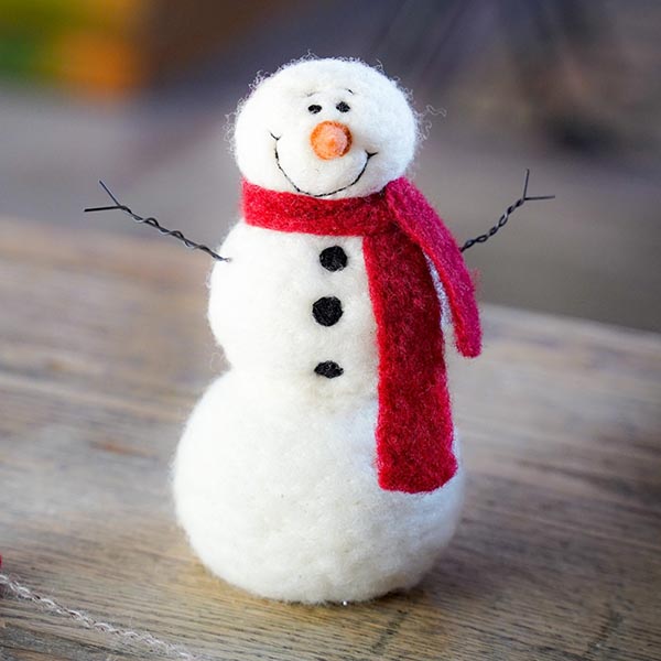 Bear Creek Felting Kit - Snowman