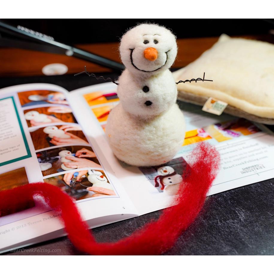 Bear Creek Felting Kit - Snowman - Product