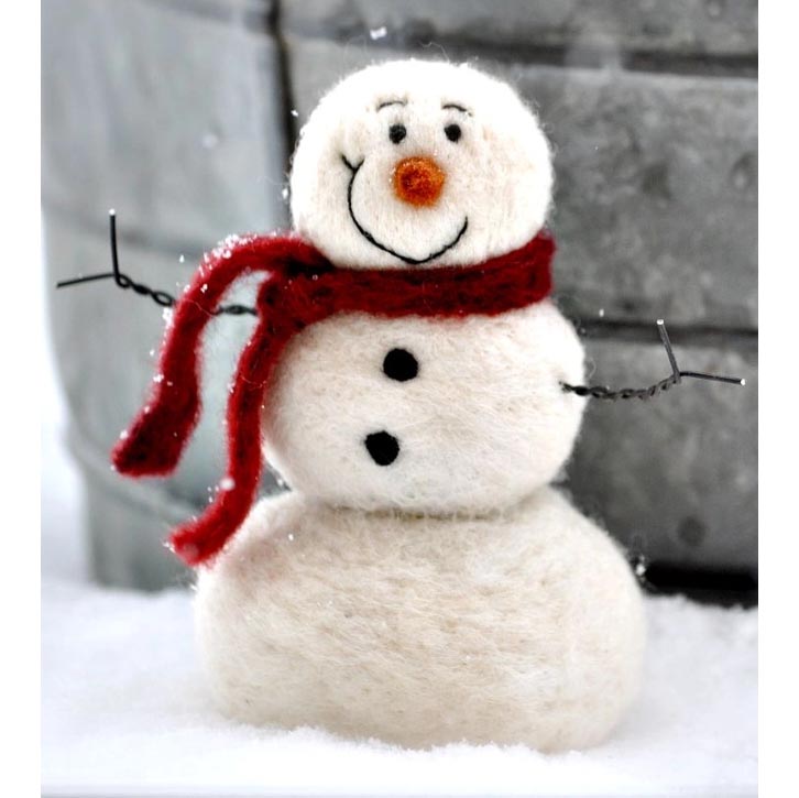 Bear Creek Felting Kit - Snowman B
