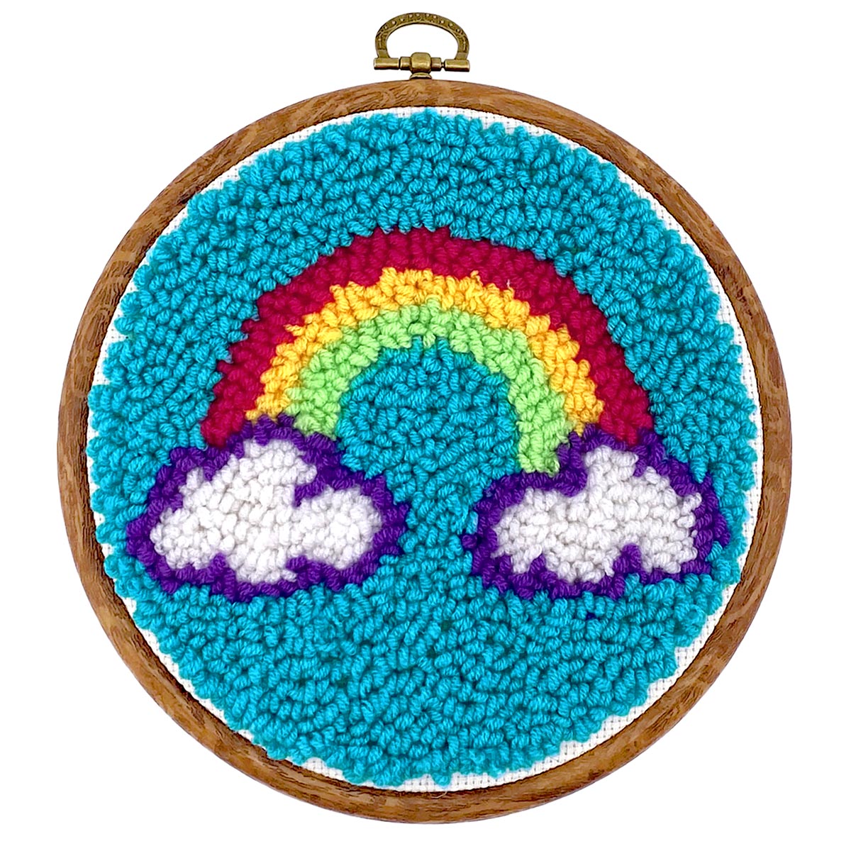 Craft Habit Punch Needle Kit - Over the Rainbow - The Woolery