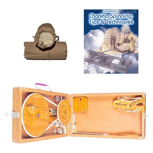 Box Charkha Wheel Package