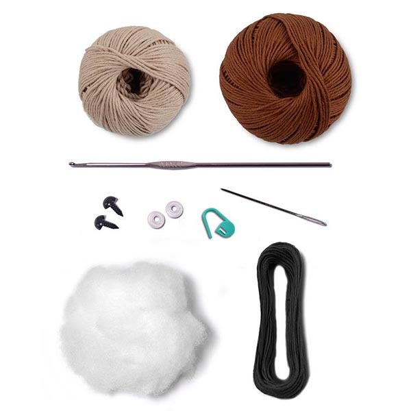 Circulo Amigurumi Kit - Bear - Contents