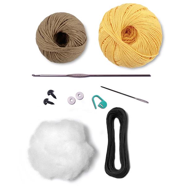 Circulo Amigurumi Kit - Giraffe - Contents