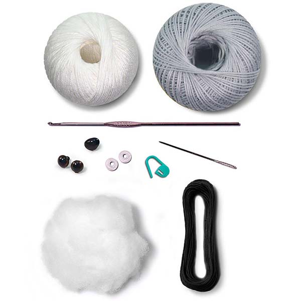 Circulo Amigurumi Kit - Persian - Kit Cotents