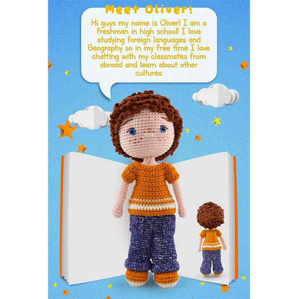 Circulo Amigurumi Kit - Oliver - Story