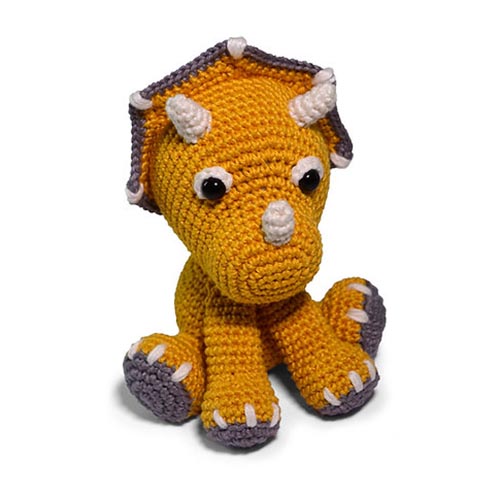 Circulo Amigurumi Kit - Baby Triceratops - Figure