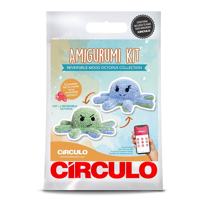 Circulo Amigurumi Kit - Octopus - Color 01 - Package