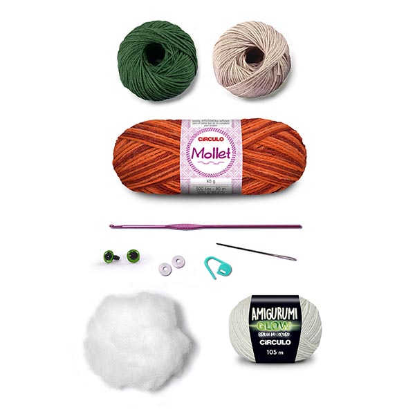 Circulo Amigurumi Kit - Fauna the Fairy - Materials
