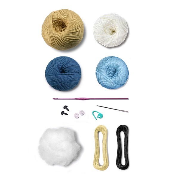 Circulo Amigurumi Kit - Bunny Charlie - Contents