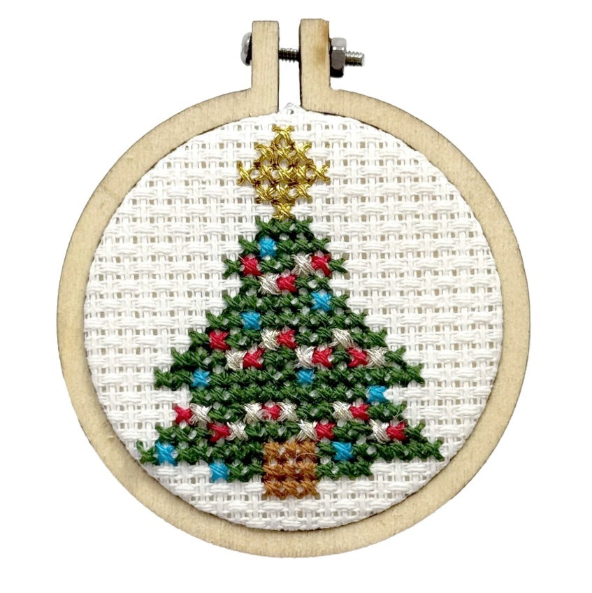 The Crafty Kit Company Cross Stitch Kit - Christmas Tree - The Woolery