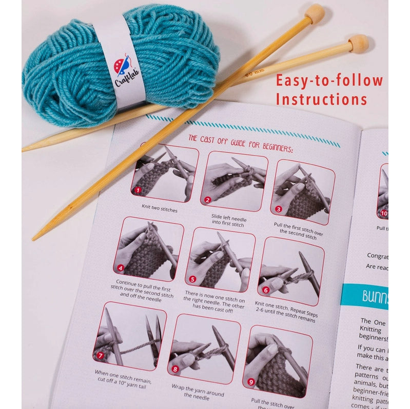 Lean to Knit Kit - Instructions