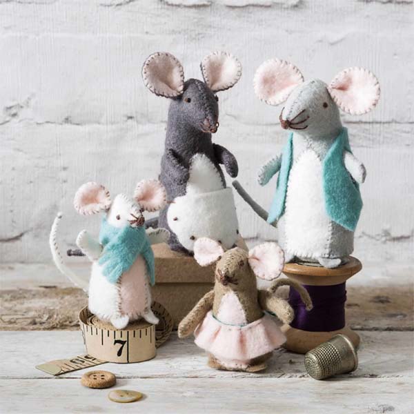 Mouse Family Felt Craft Kit - 0600209370791