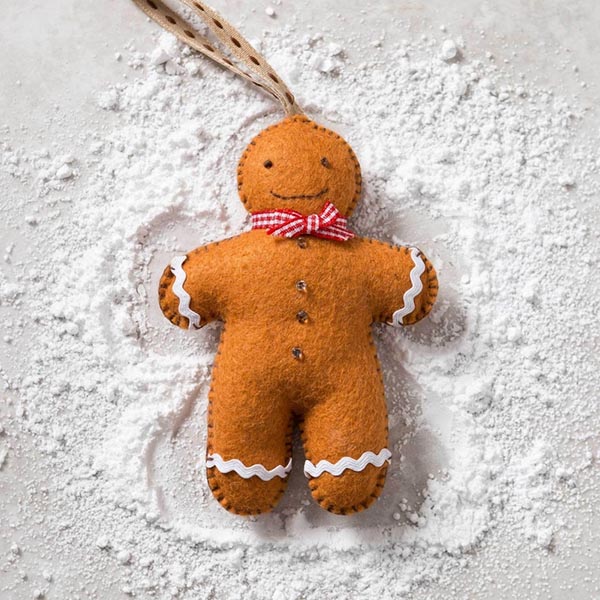 Gingerbread Man Felt Craft Kit - 0600209371361