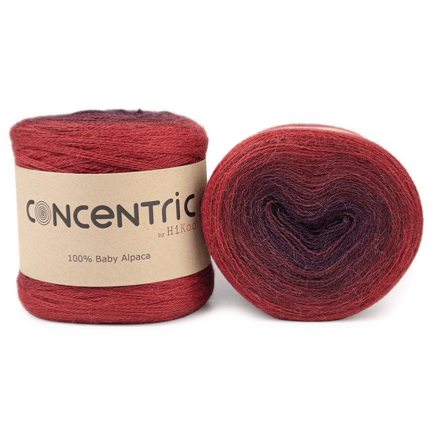Hikoo Concentric Baby Alpaca Yarn