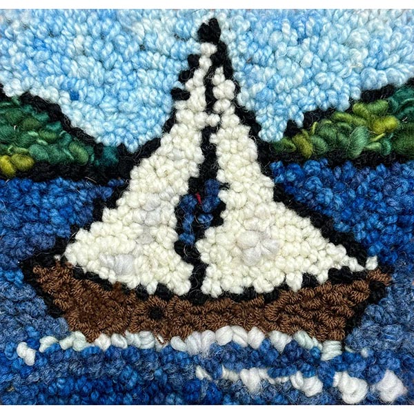 Beginner Rug Hooking Kit - Schooner on the Bay
