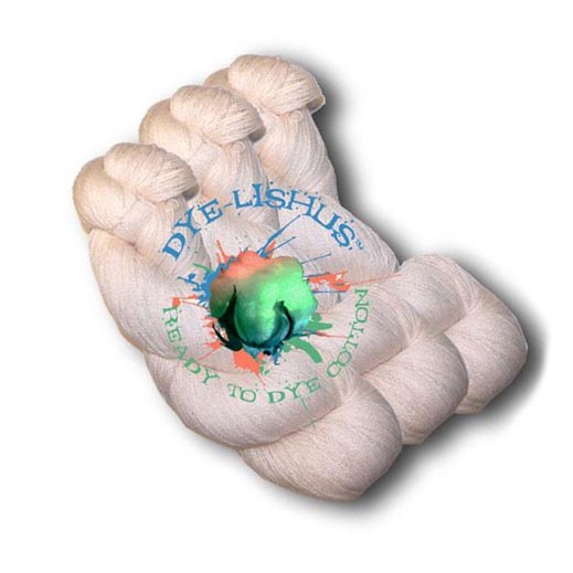 Dye-Lishus Easy Dye 5/2 Cotton Yarn Skein Bundle