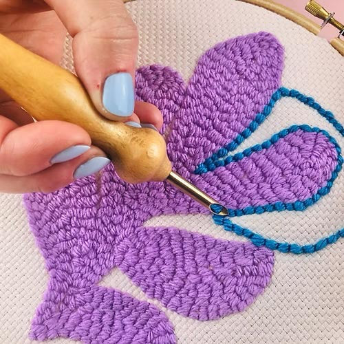 The Edinburgh Craft Club Matisse Punch Needle Kit - Punch