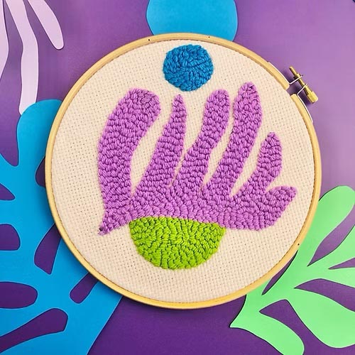 The Edinburgh Craft Club Matisse Punch Needle Kit - B