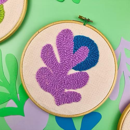 The Edinburgh Craft Club Matisse Punch Needle Kit - A