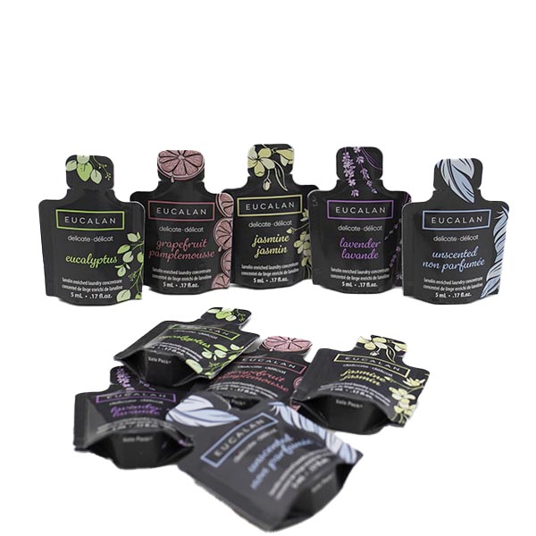 Eucalan No Rinse Delicate Wash Singles Variety Pack