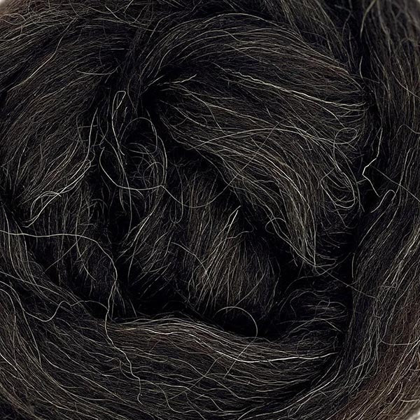 Black Faroe Island Wool Top