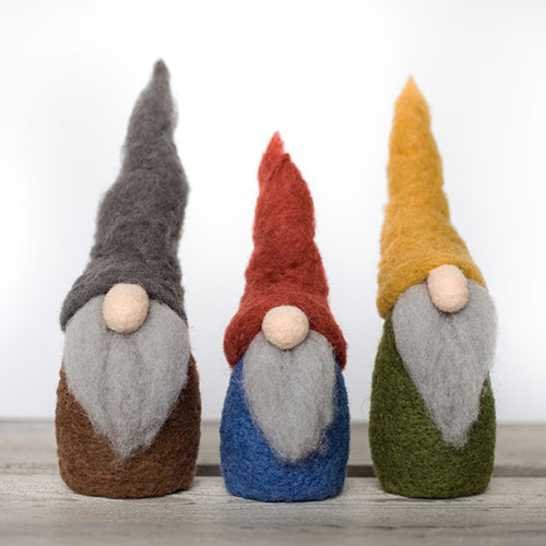 Sculpting with Wool Needle Felting Kit - Gnomes - 676753025975