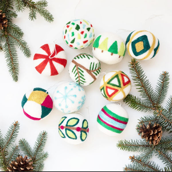 Sculpting with Wool Needle Felting Kit - Ornament Party - 676753027115