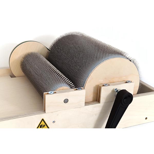 Golden Fleece Wide Drum Carder - Drum Detail