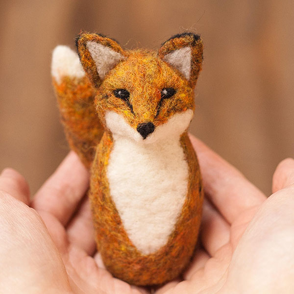 Felted Red Fox Kit - 855445008155