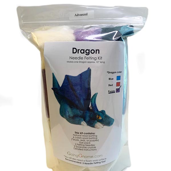 Going Gnome Felting Kit - Dragon - Package