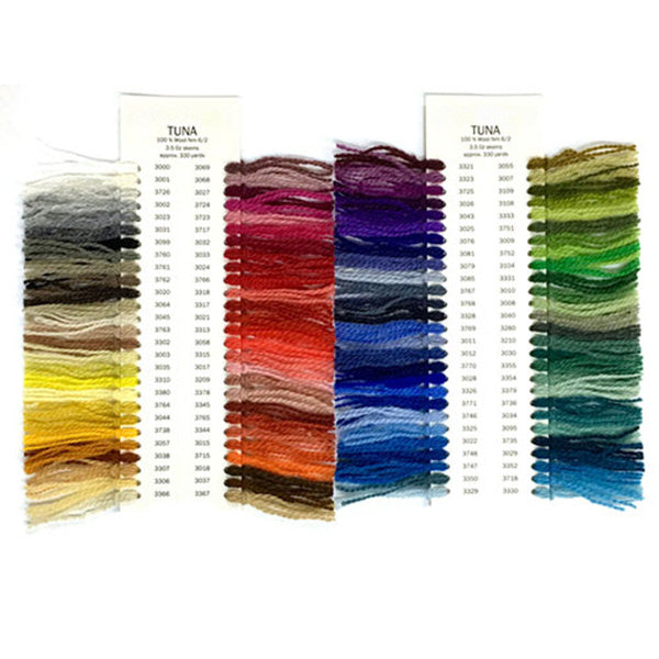 Borgs TUNA Wool Yarn Color Card