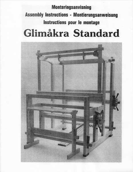 Glimakra Standard Loom Assembly Instructions