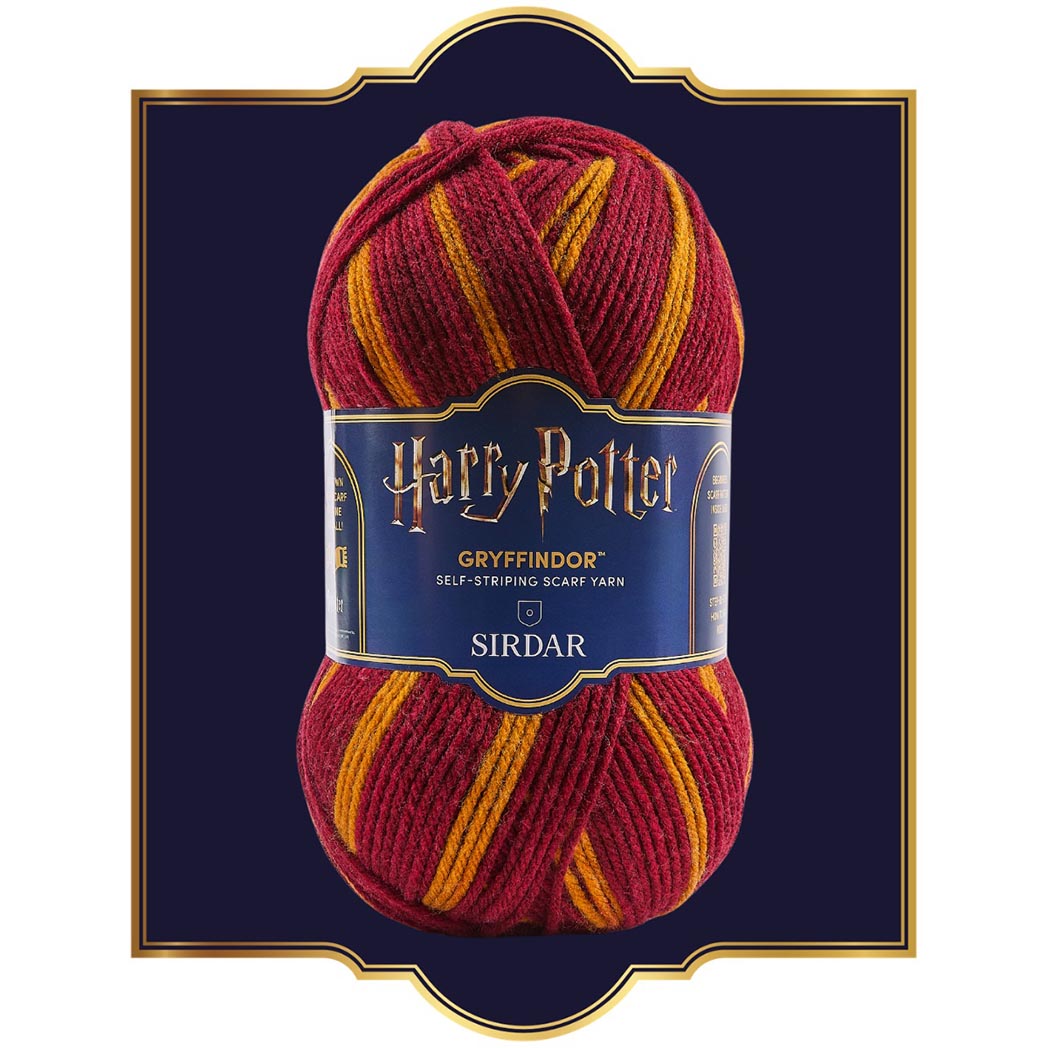 Harry Potter Scarf Yarn - Gryffindor