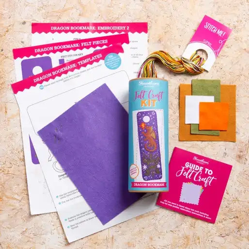 Dragon Bookmark Felt Craft Kit