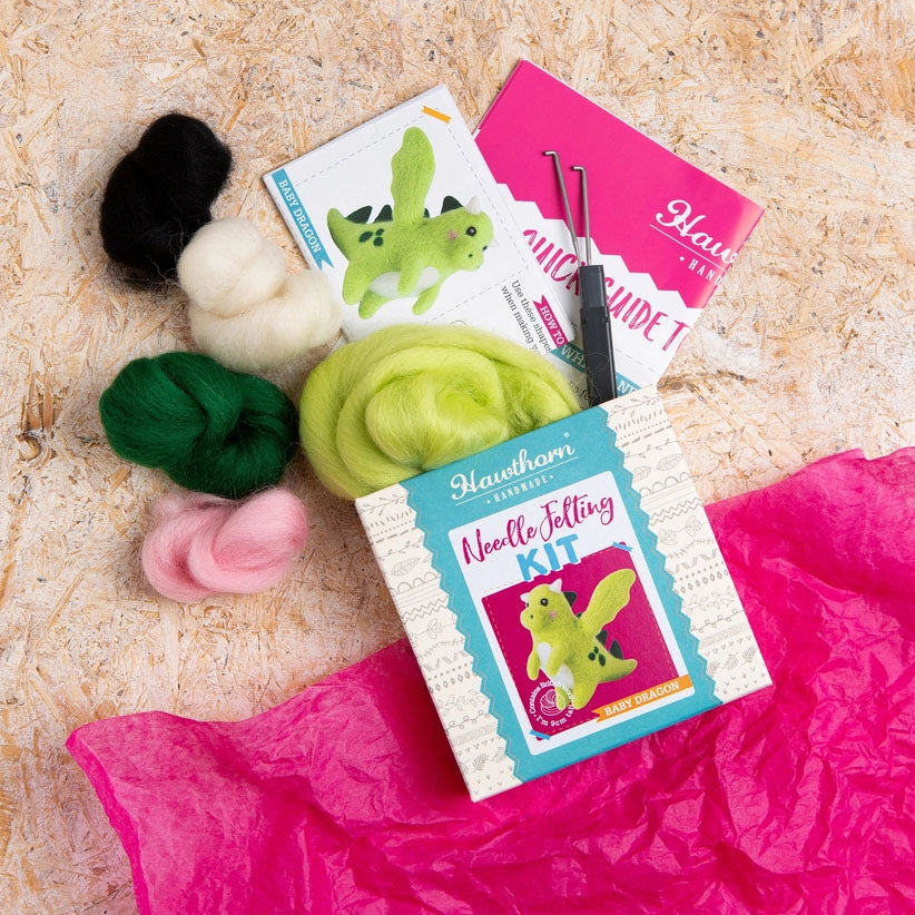 Baby Dragon Needle Felting Kit
