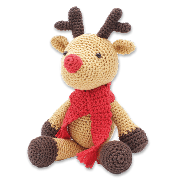 Hardicraft DIY Crochet Kit - Rudolf Reindeer - 8719244511686