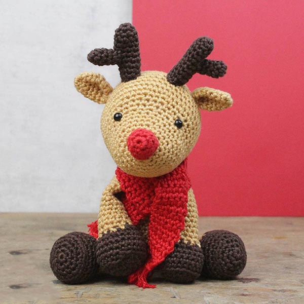 Hardicraft DIY Crochet Kit - Rudolf Reindeer - A