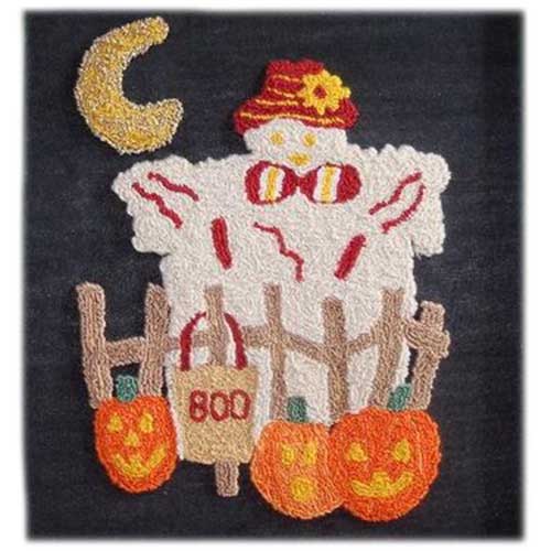 Punch Needle Kit - Ghostly Scarecrow