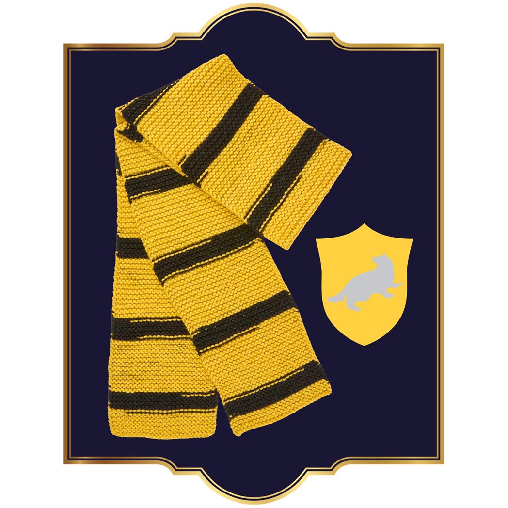 Harry Potter Scarf Yarn - Hufflepuff Scarf