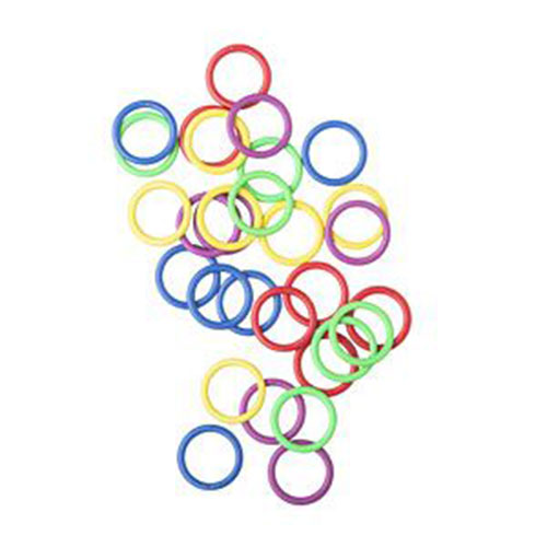 Enamel Stitch Markers - Rainbow